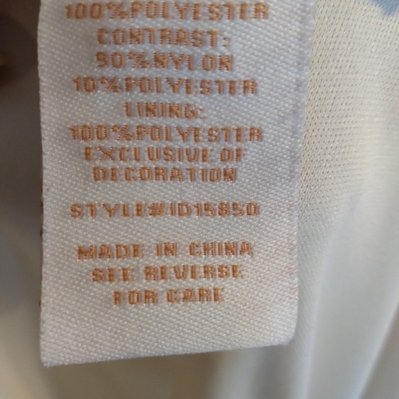 Flying Tomatoe Dress cream lace Applique Sz XL - Picture 7 of 10